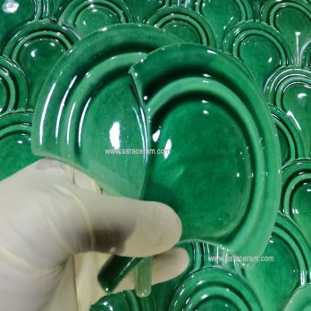 بلاط حرشفي أخضر